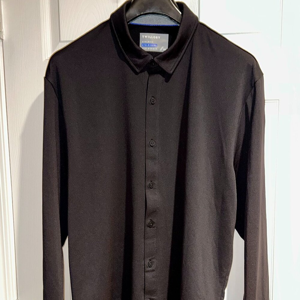 Twillory Performance Button-Down Polo – Men’s XXL – Black - Picture 2 of 3